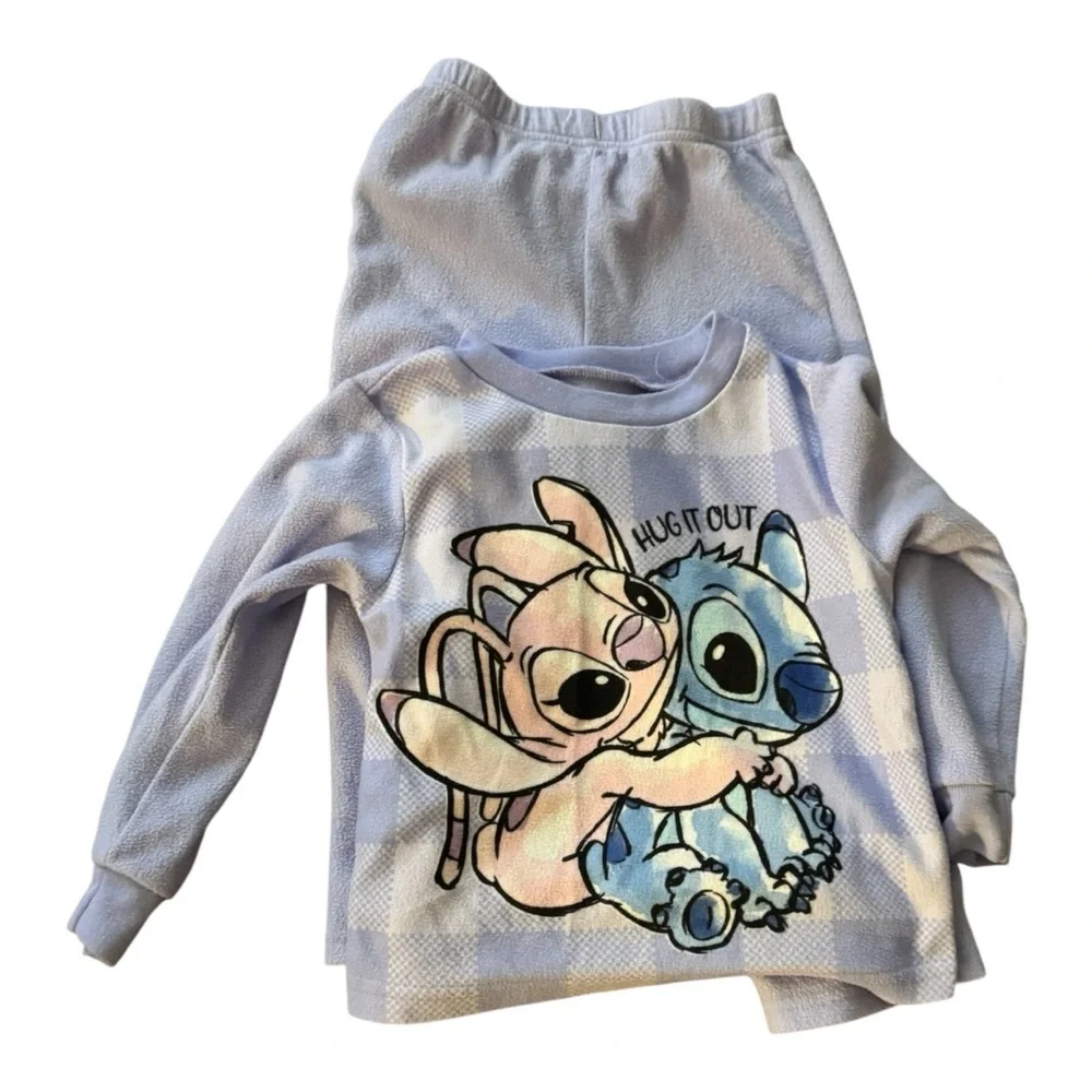Disney Kids Pajama Set - Pink, Blue, Purple - Picture 3 of 7
